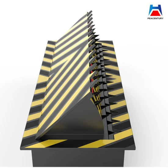 Traffic Controlled Hydraulic Road Blocker for High Security Parking Blockers