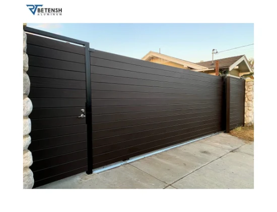 Electric Aluminum/Iron/Metal Sliding High Quality Customized Waterproof Entrance Driveway Gate for Garden/Courtyard/Villa